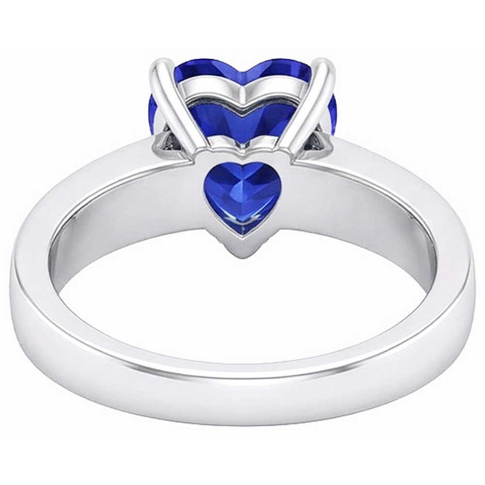 echter round diamant 2.50Karat ring Profilansicht