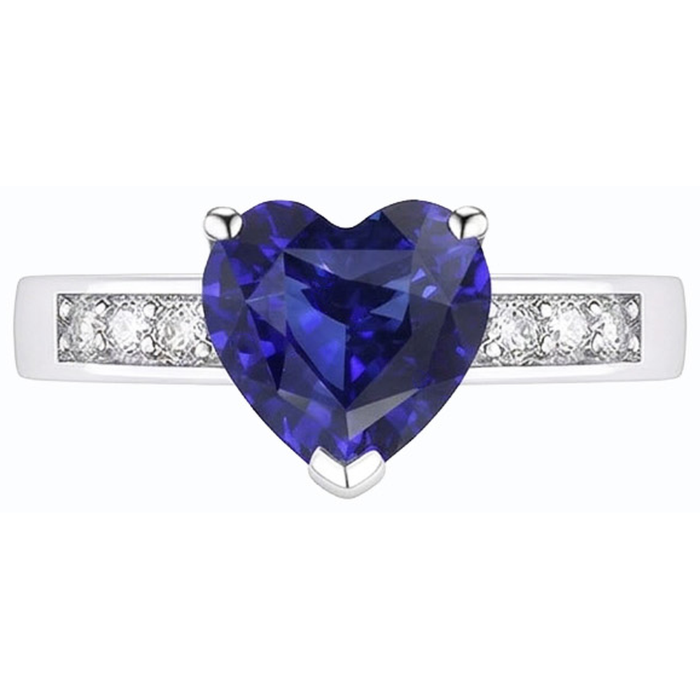 echter round diamant 2.50Karat ring Seitenansicht