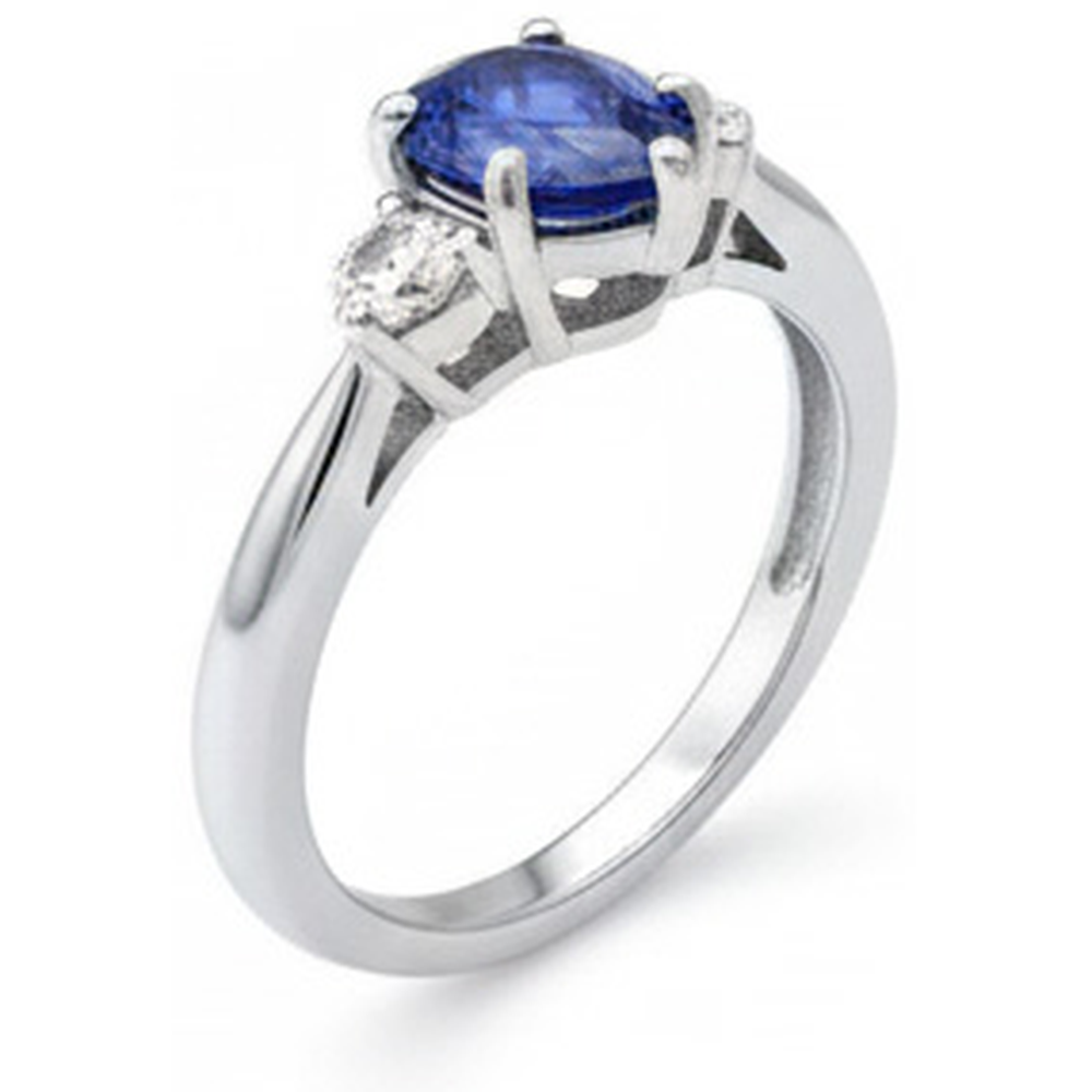 Blauer Saphir-Ring