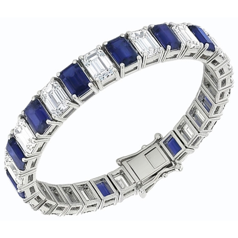 echter diamant 12Karat armband Seitenansicht