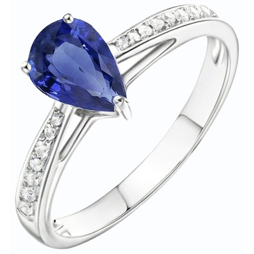 echter round diamant 2.50Karat ring Draufsicht
