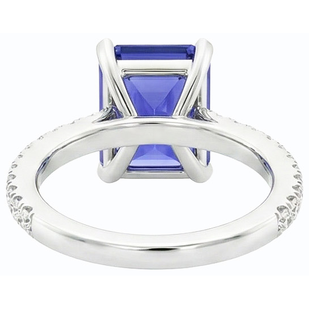 echter round diamant 3Karat ring Detailansicht