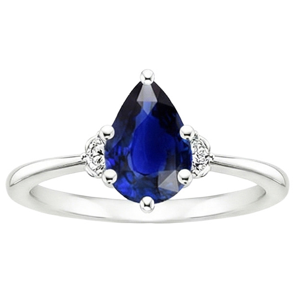 echter round diamant 3.50Karat ring Profilansicht