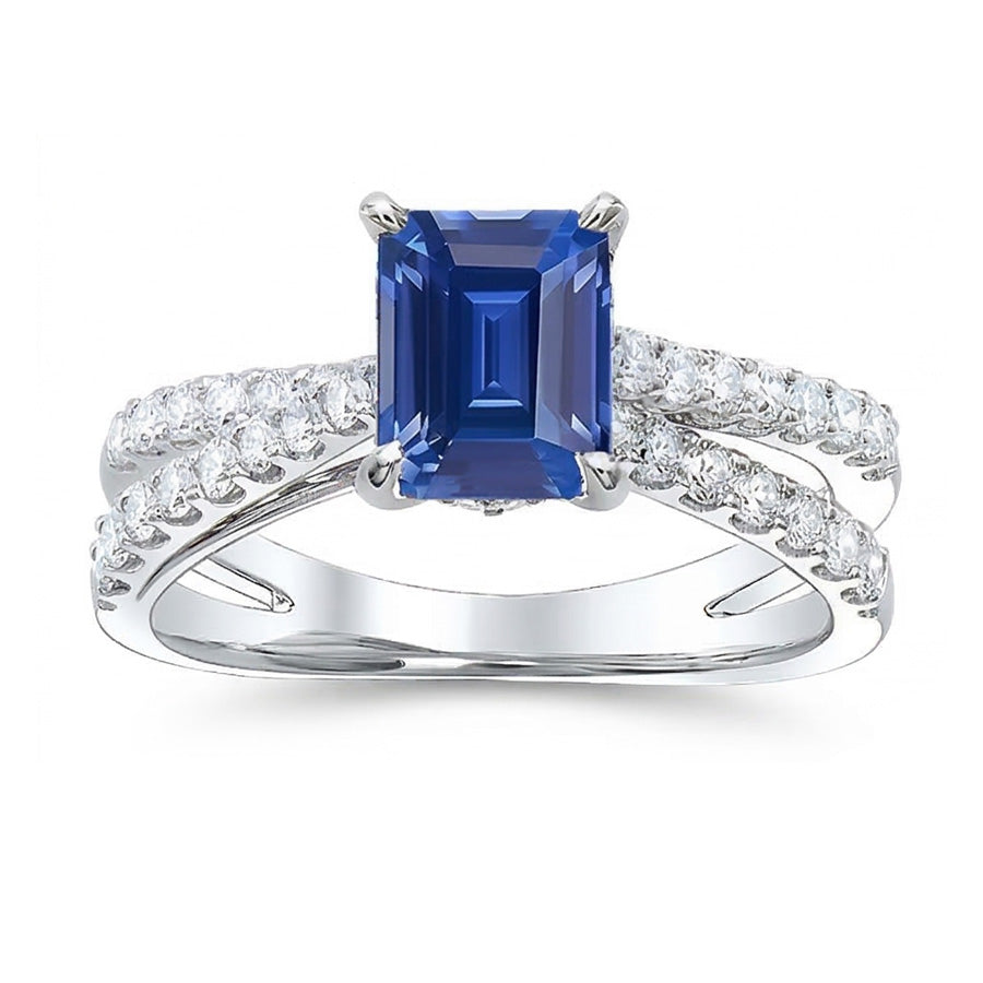 echter round diamant 3.50Karat ring Detailansicht