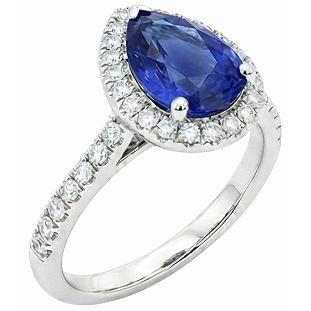 echter round diamant 3.50Karat ring Detailansicht