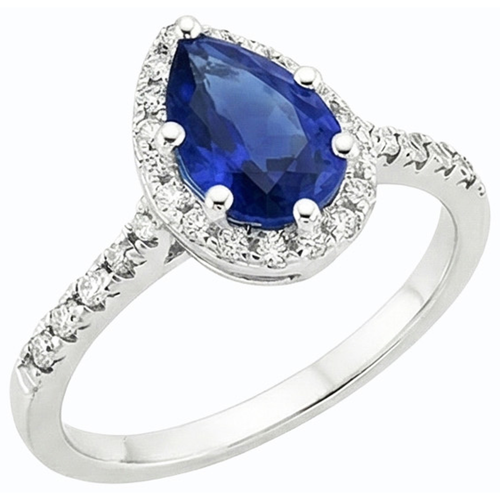 echter round diamant 3.50Karat ring Draufsicht