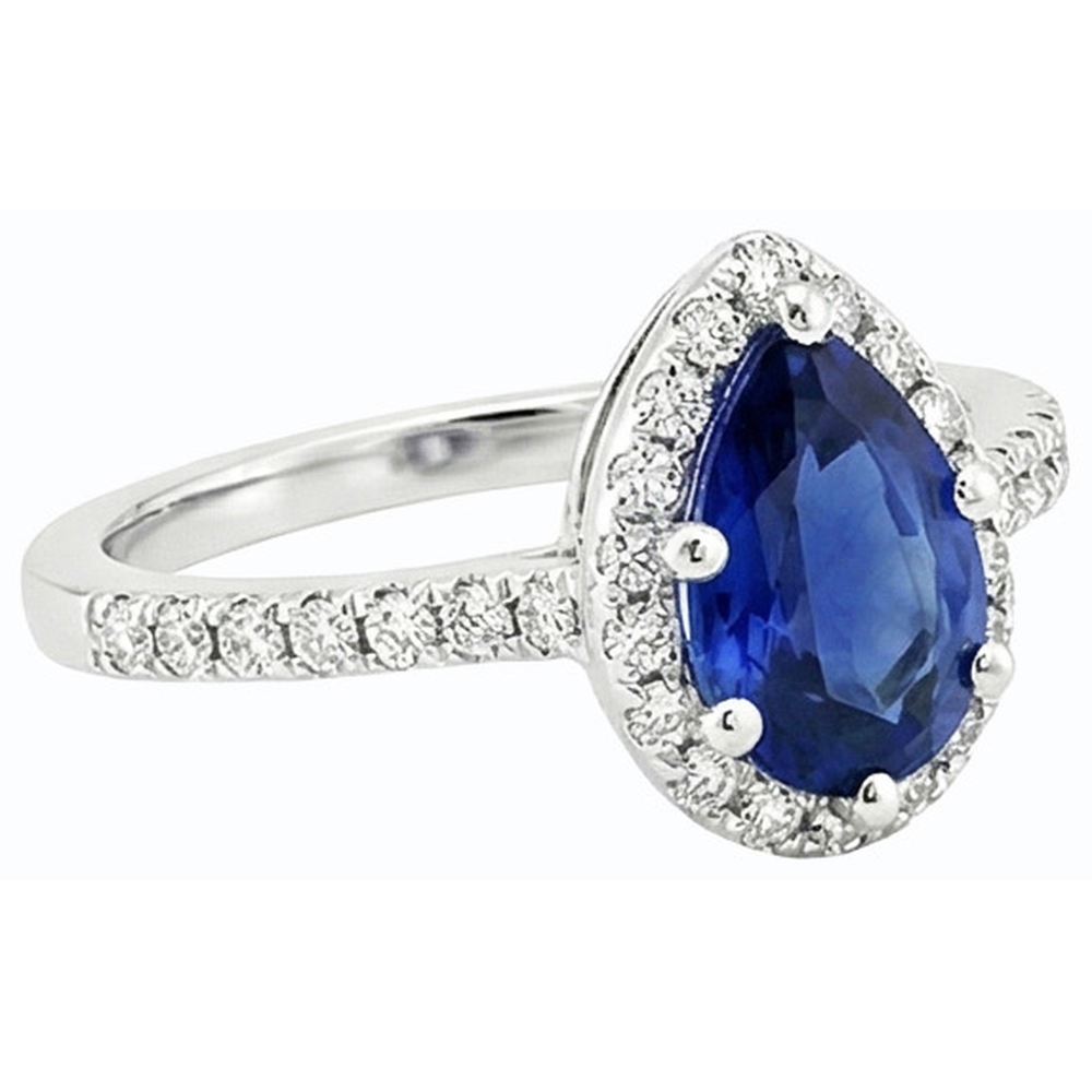 echter round diamant 3.50Karat ring auf Weiß