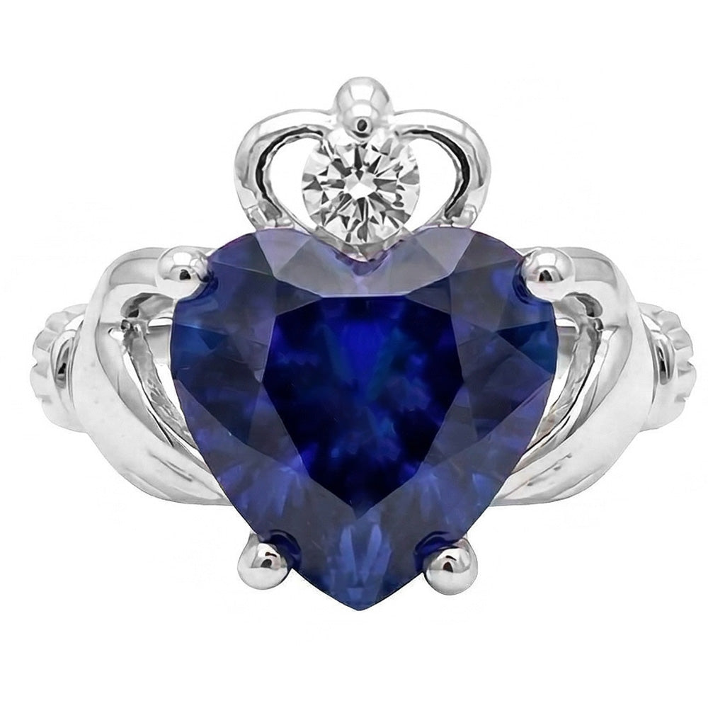 echter round diamant 2.25Karat ring Seitenansicht