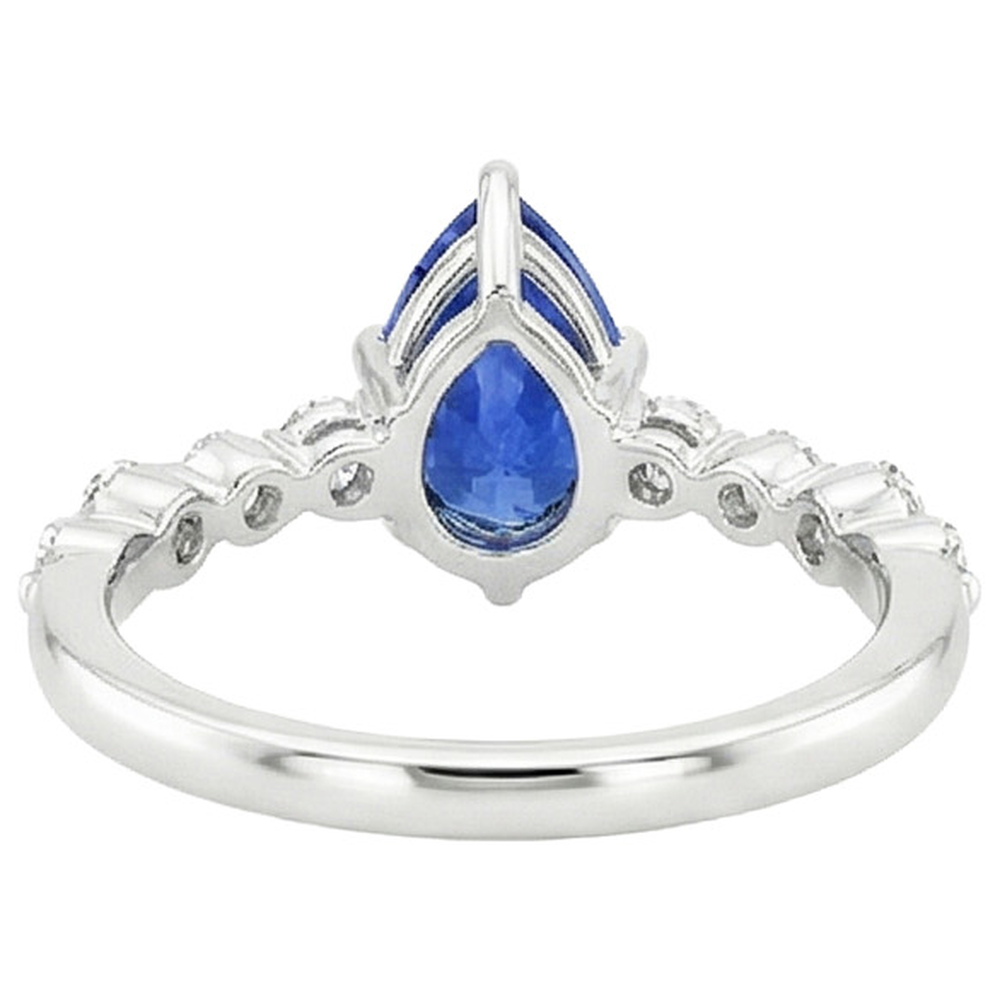 echter round diamant 4.25Karat ring Detailansicht