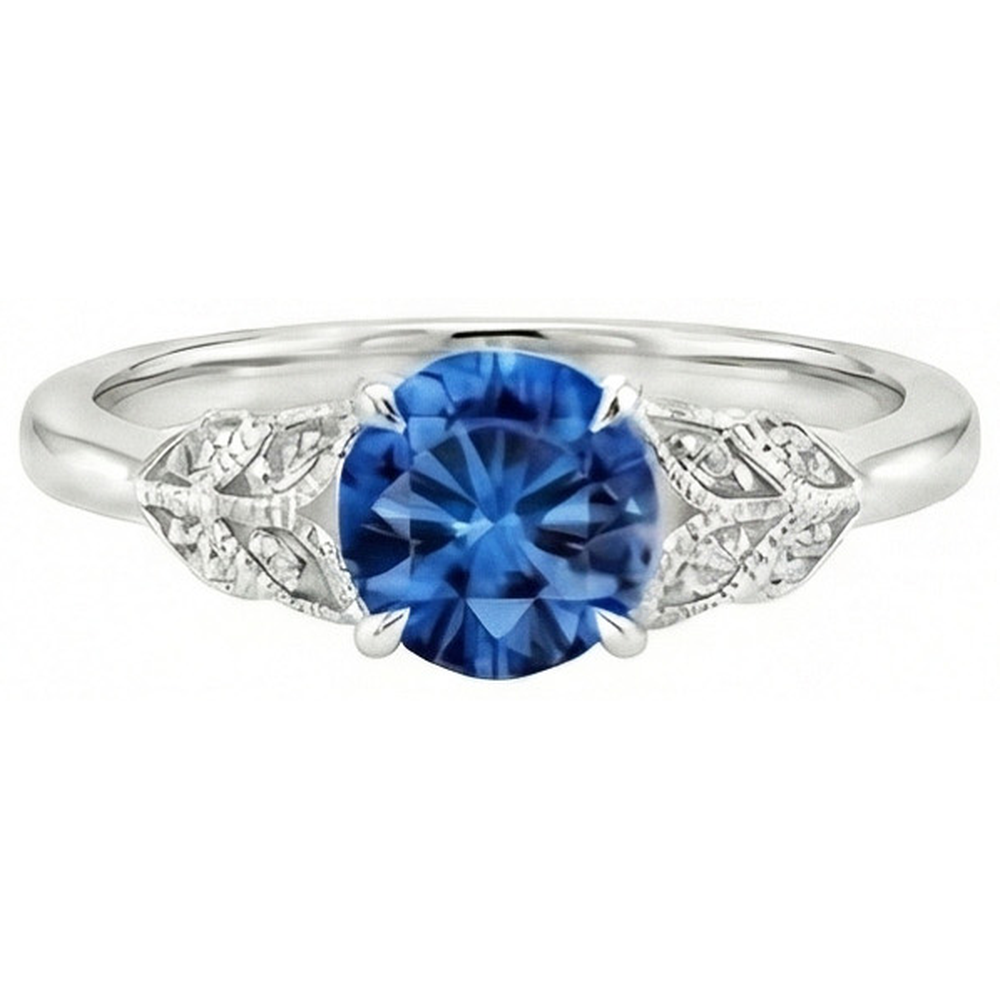 echter round diamant 2.25Karat ring Detailansicht