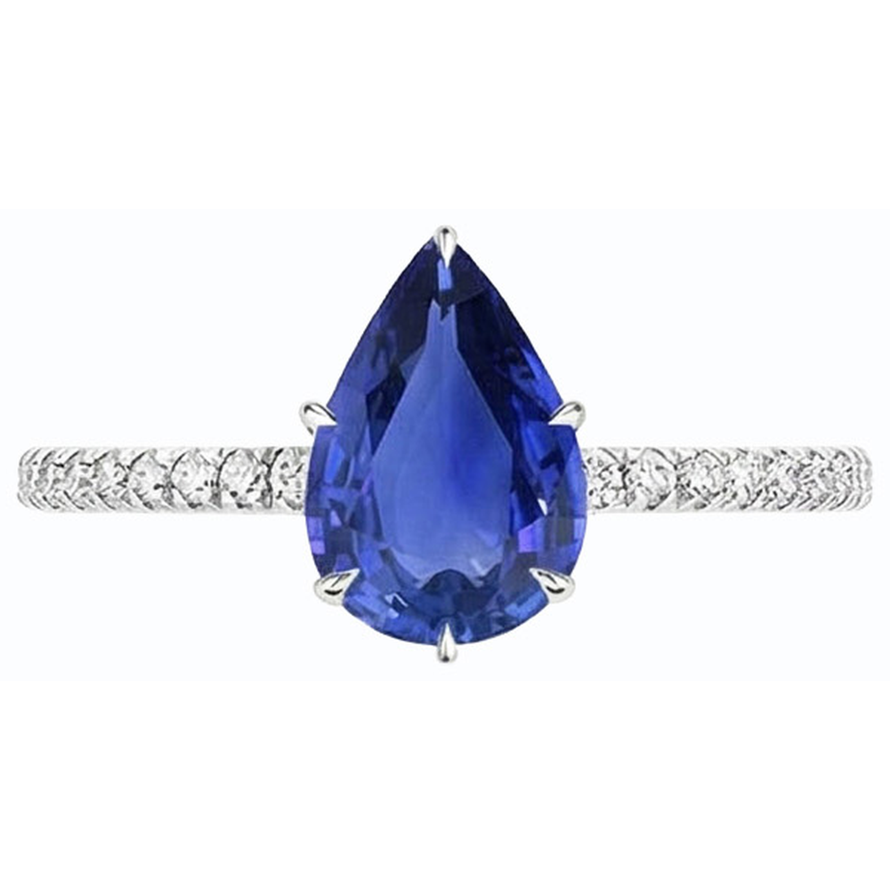 echter marquise diamant 4.50Karat ring Profilansicht