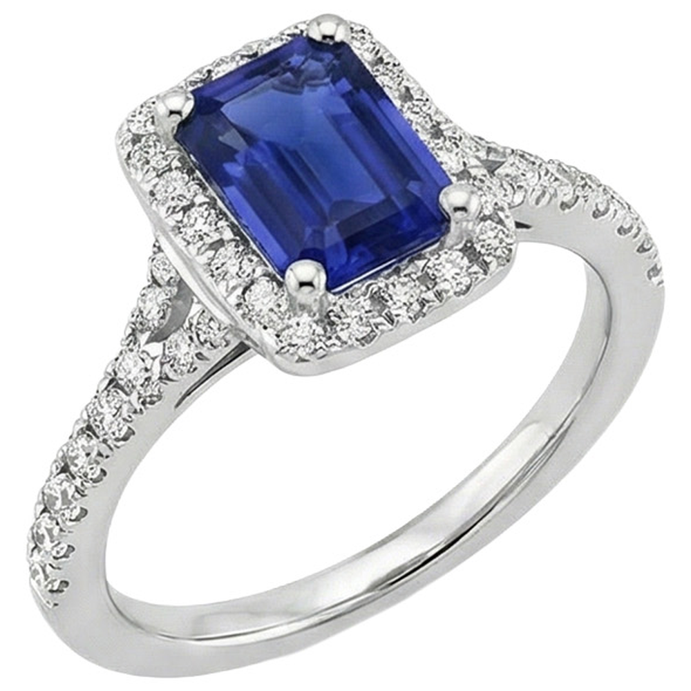 echter round diamant 3Karat ring Draufsicht
