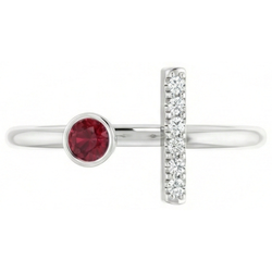 Echter Rubin Ring 0.48 Karat