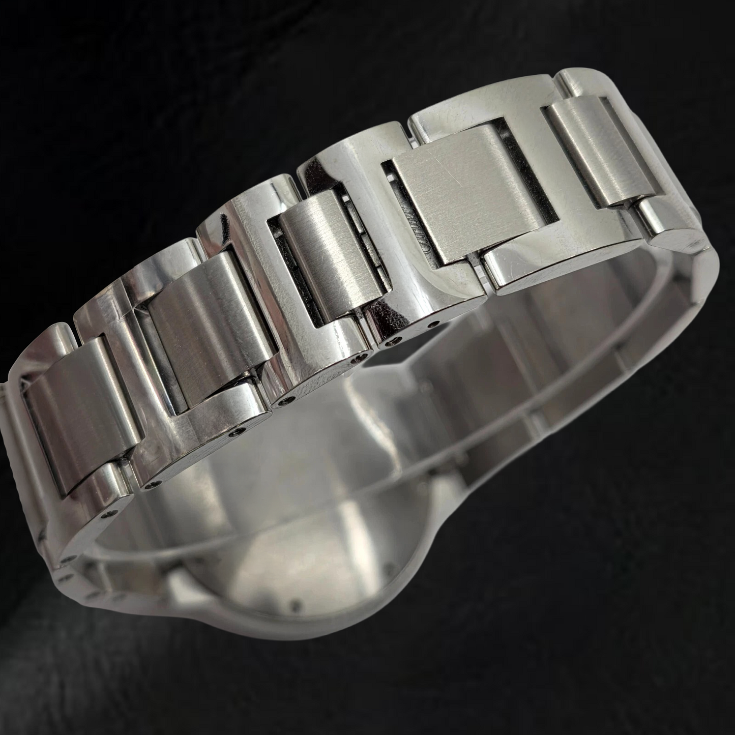 Cartier Ballon Bleu 36mm Silber Fabrikdiamant-Lünette