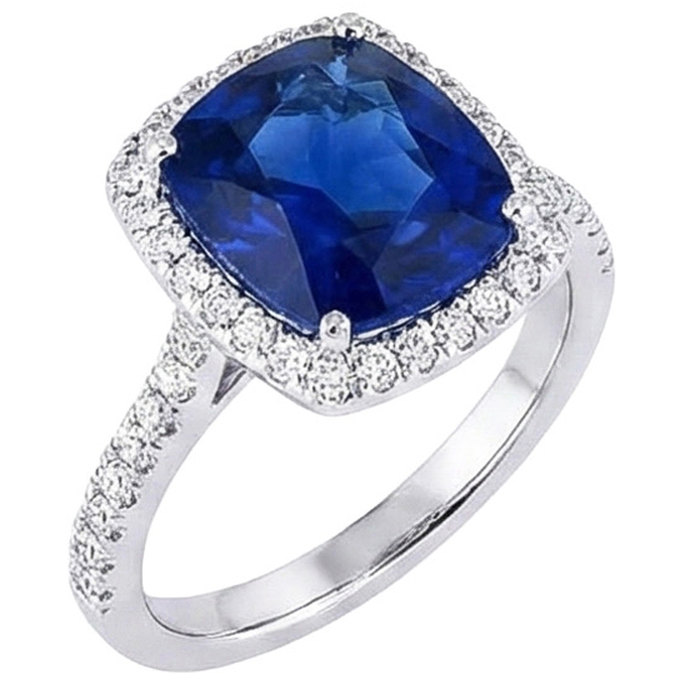 echter round diamant 20Karat ring Vorderansicht