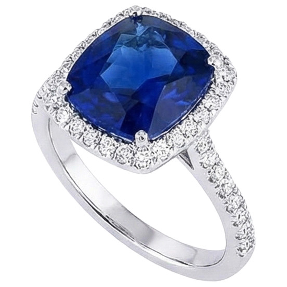 echter round diamant 20Karat ring Detailansicht