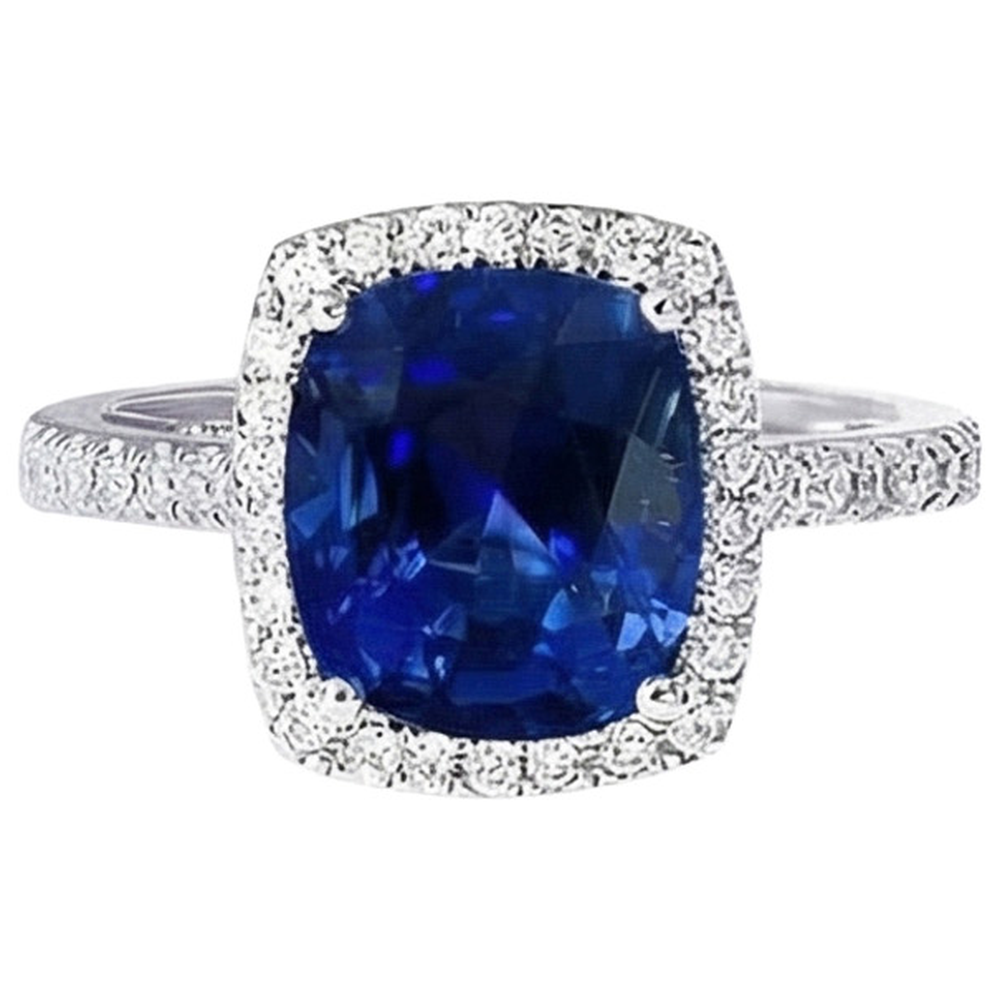 echter round diamant 20Karat ring Seitenansicht