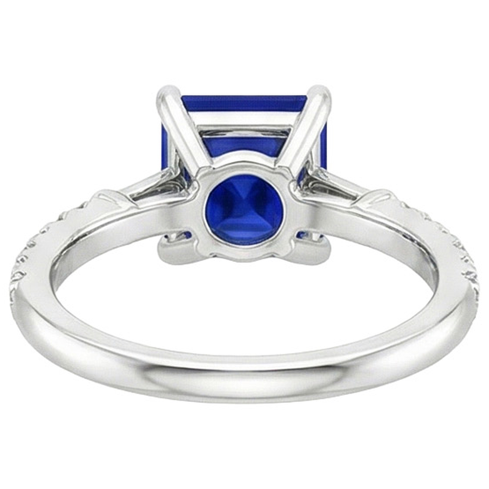 echter princess diamant 5.50Karat ring Detailansicht