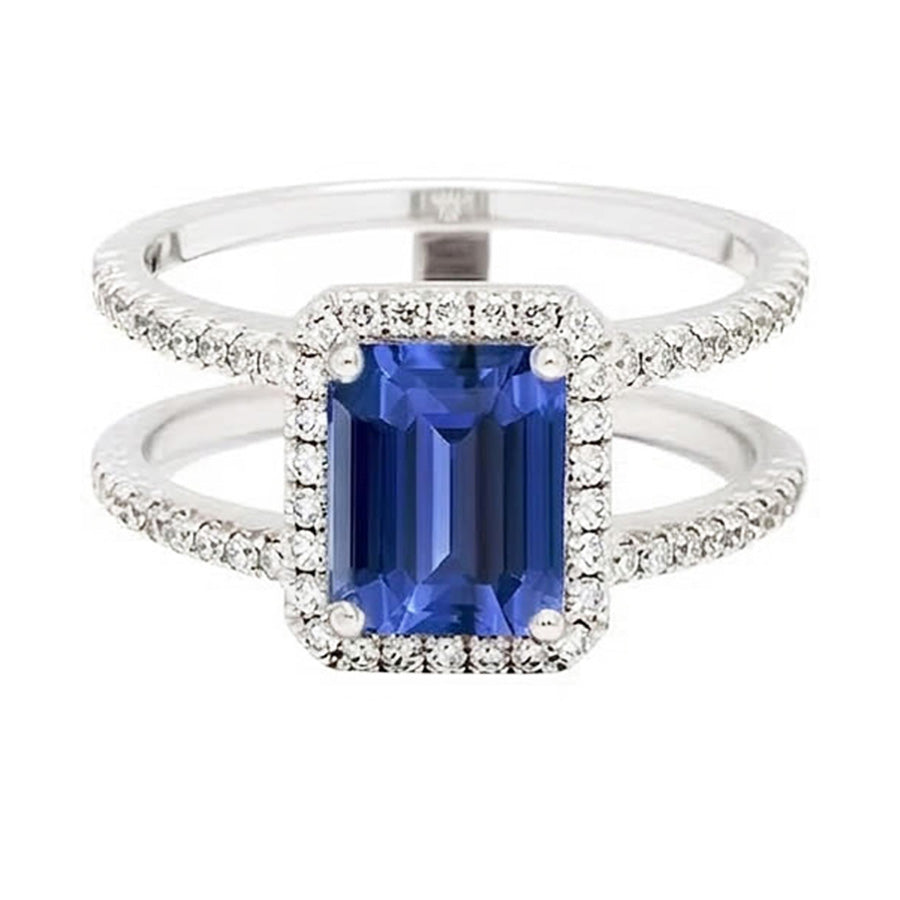 echter round diamant 3Karat ring Seitenansicht