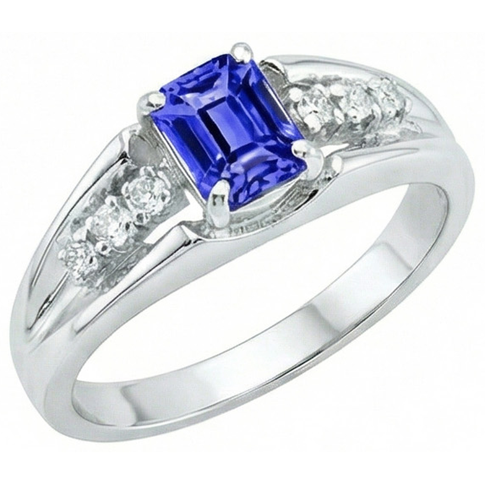 echter emerald smaragd 1.30Karat ring Vorderansicht