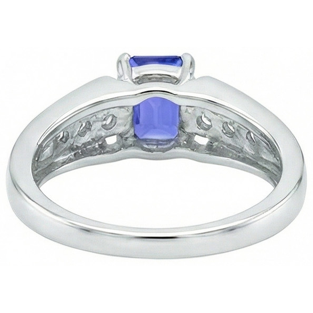 echter emerald smaragd 1.30Karat ring Profilansicht