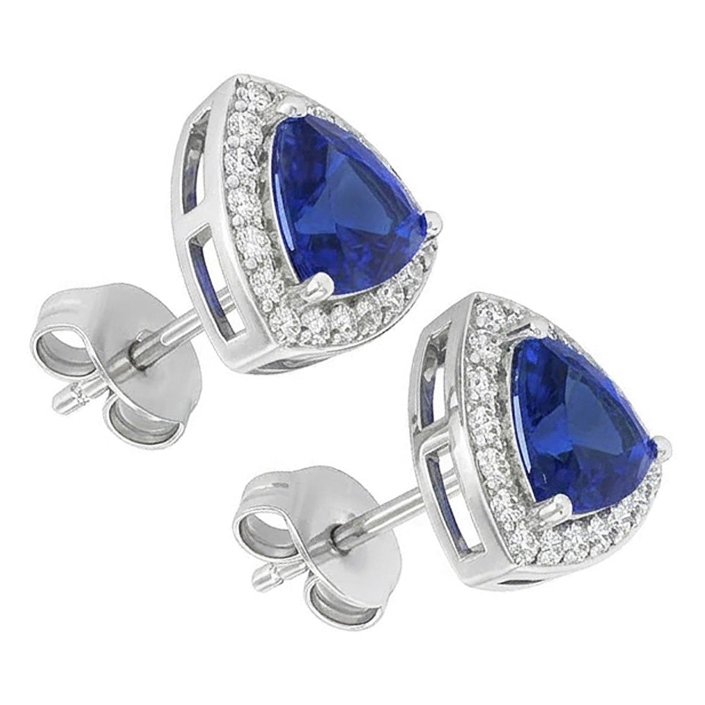 echter round diamant 6.60Karat ohrring Detailansicht