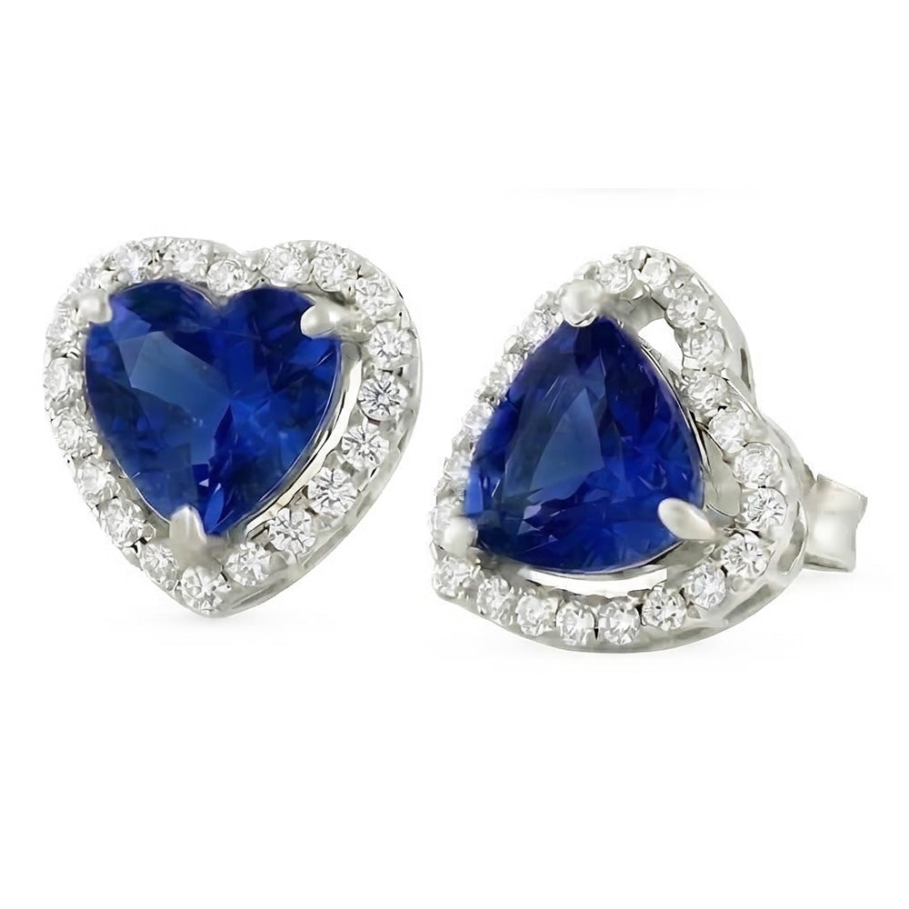 echter round diamant 6.80Karat ohrring Detailansicht