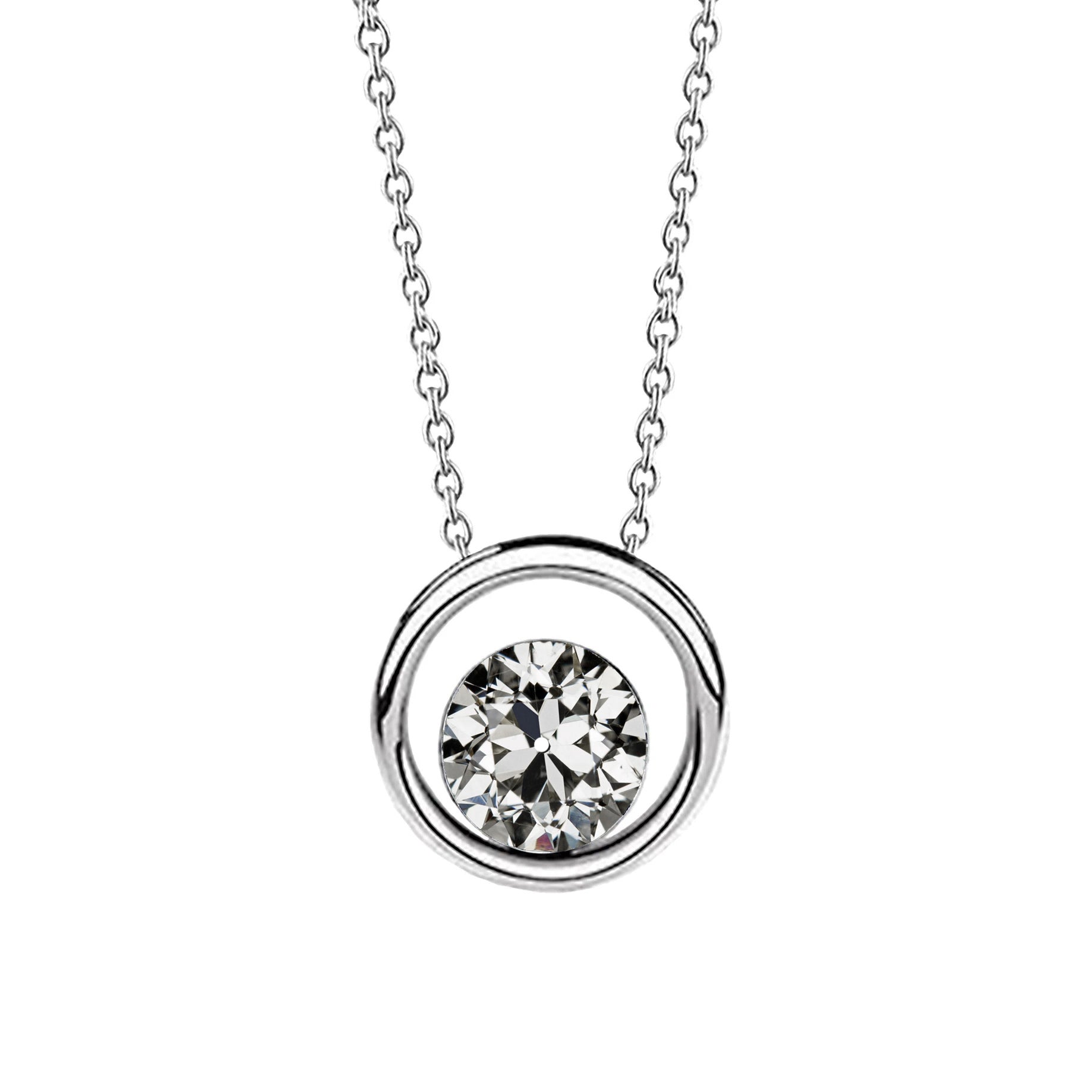 Luxuriöser Edler Diamant Hänge-Anhänger 1,50 Karat – Hauptansicht