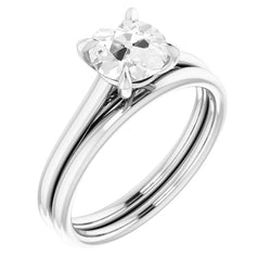Edler Diamant Verlobungsring 2 Karat G/VS1 – 14K Weißgold