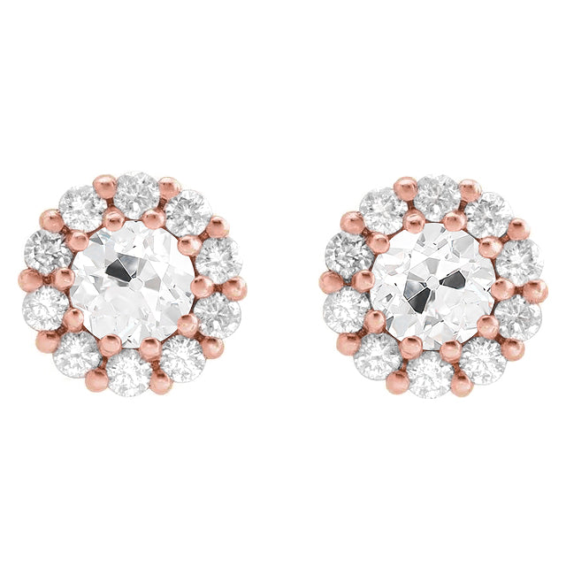 Erdgewonnener Diamant Ohrhänger – Hauptansicht