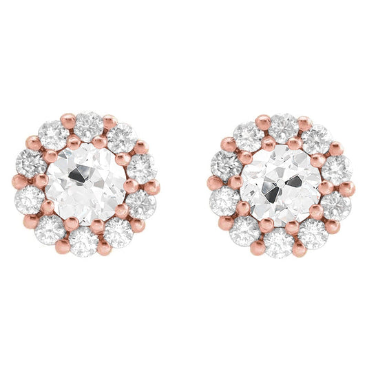Erdgewonnener Diamant Ohrhänger – Hauptansicht