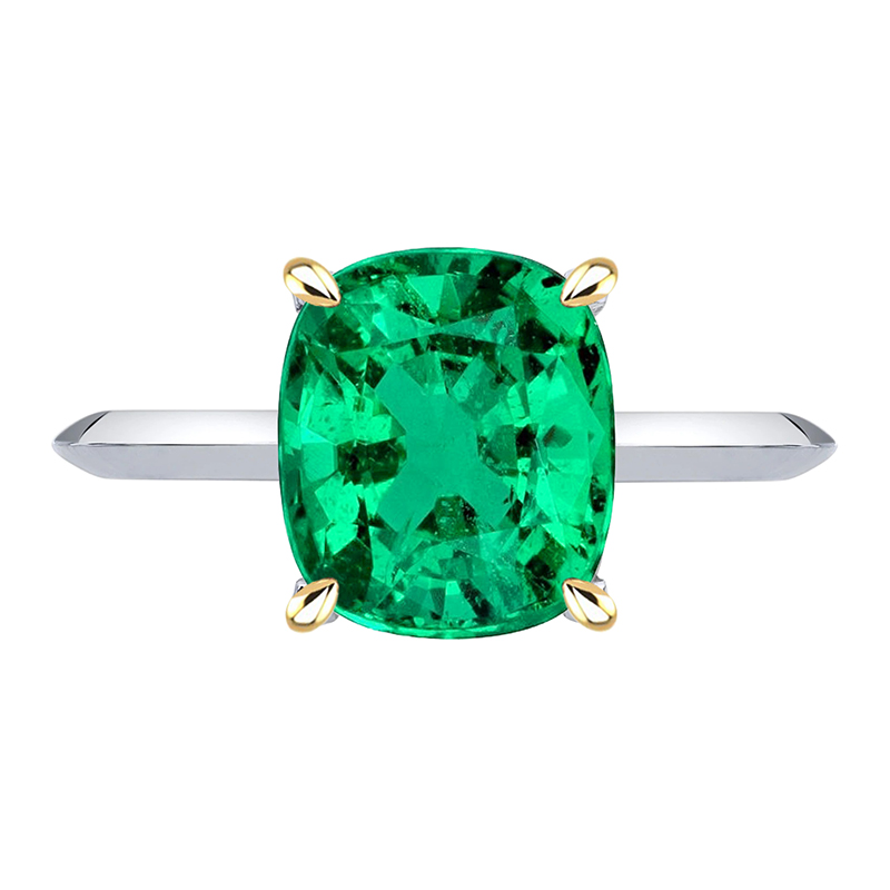 Strahlender Farbstein-Ring 3,50 Karat – Hauptansicht
