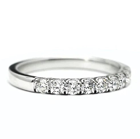 Comfort-Fit-Natürliche Diamant Jubiläumsband