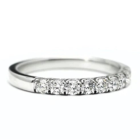 echter round diamant 0.15Karat memoire-ring Vorderansicht
