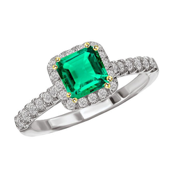 Natürlicher GIA-Zertifiziert Smaragd Schmuckstein-Ring 3 Karat