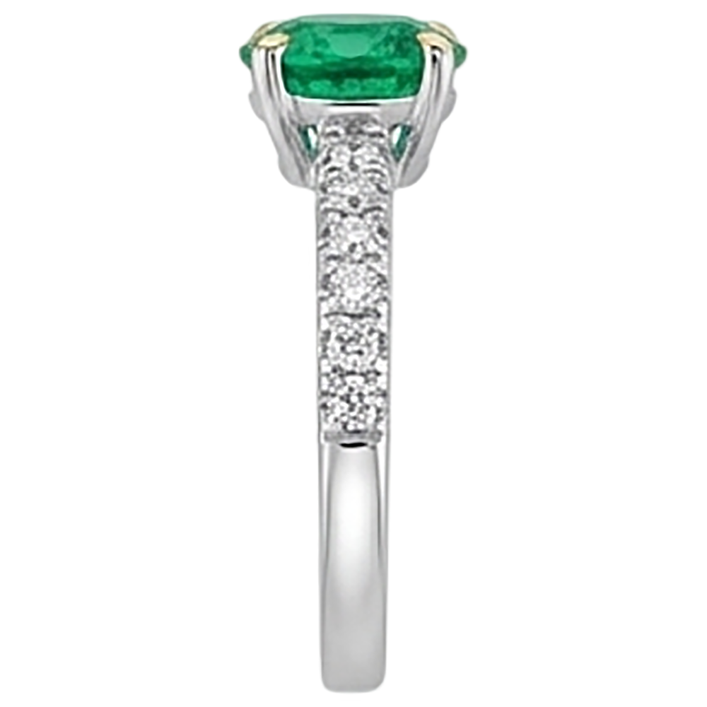 Handgemachter Edelstein-Ring 1,50 Karat – Draufsicht