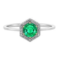 Designer Farbstein-Ring – Edler Smaragd 2 Karat | HarryChadEnt