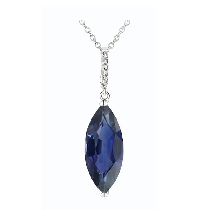 echter marquise diamant 4.75Karat anhänger Detailansicht