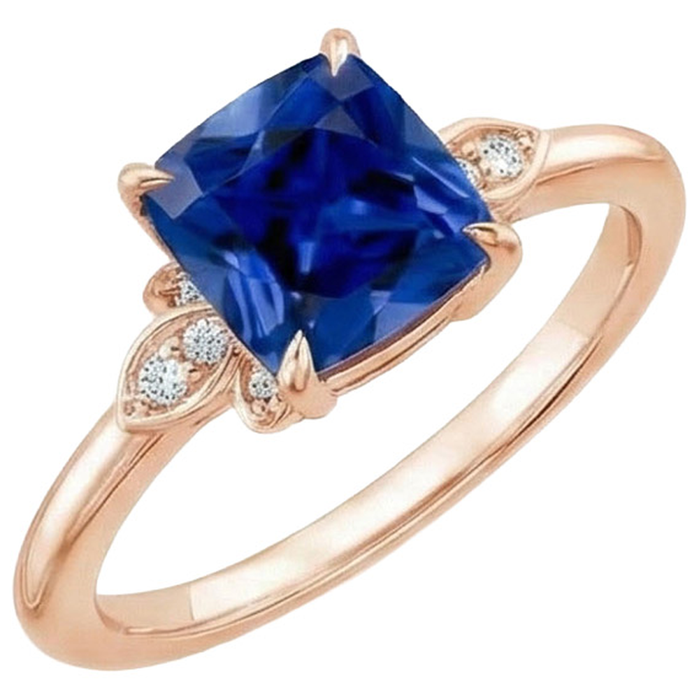 echter round diamant 2.50Karat ring Seitenansicht
