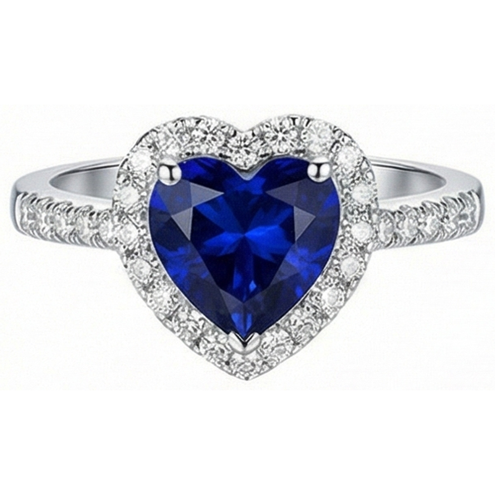 echter round diamant 4Karat ring Seitenansicht