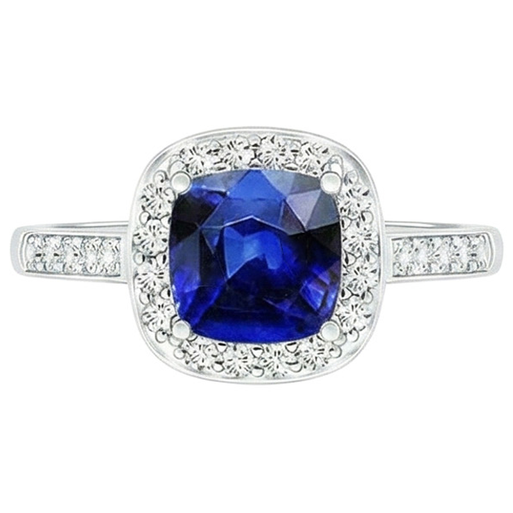 echter round diamant 3Karat ring Profilansicht