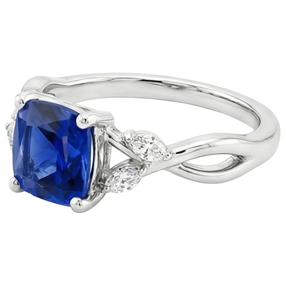 echter marquise diamant 2.75Karat ring Profilansicht