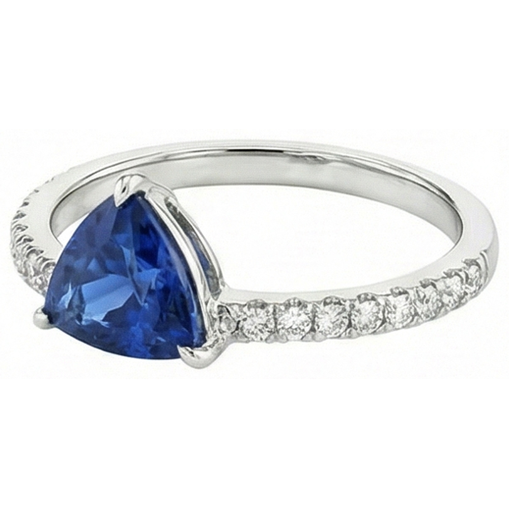 echter round diamant 2Karat ring Vorderansicht