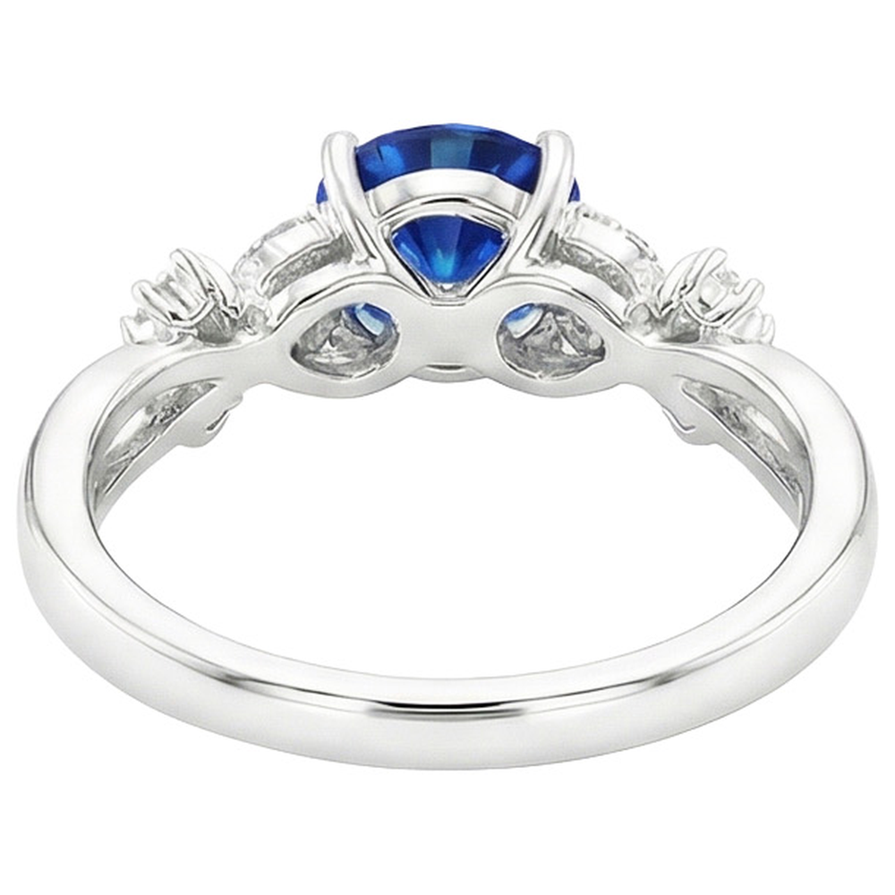 echter marquise diamant 3Karat ring auf Weiß