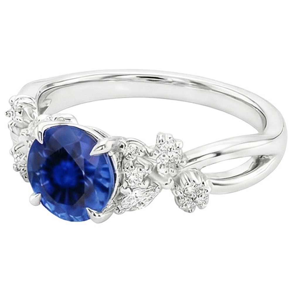 echter marquise diamant 3Karat ring Draufsicht