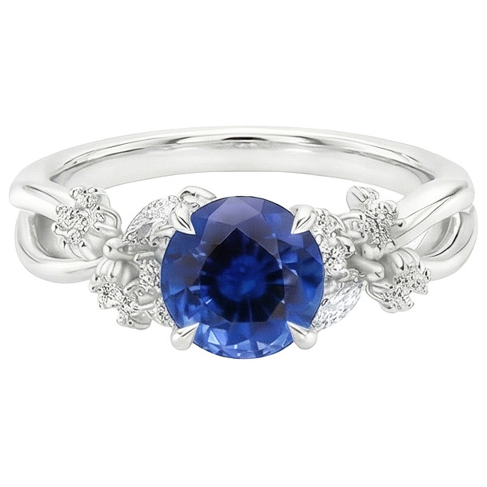 echter marquise diamant 3Karat ring Detailansicht