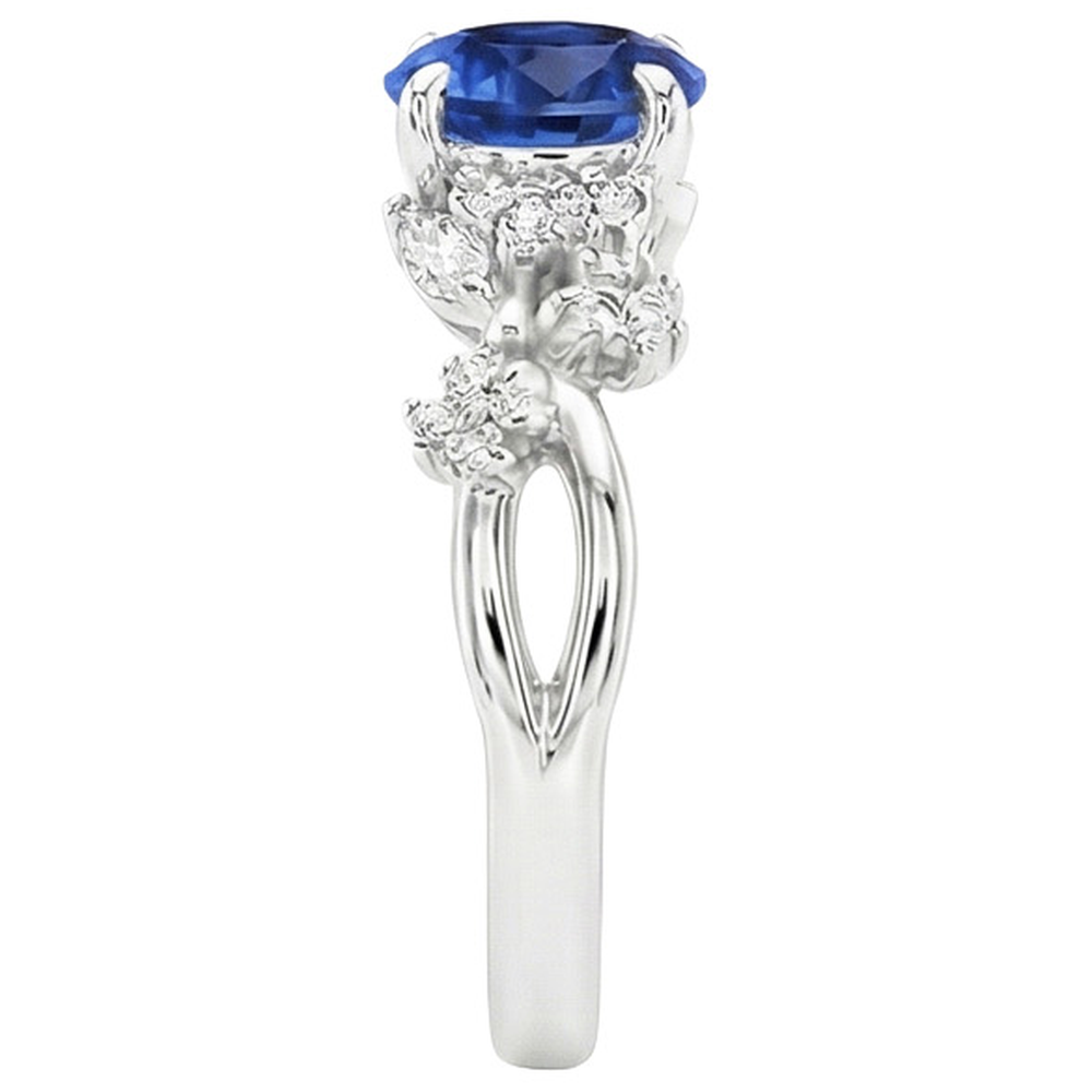 echter marquise diamant 3Karat ring Profilansicht