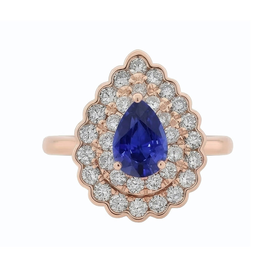 echter round diamant 3.50Karat ring Seitenansicht