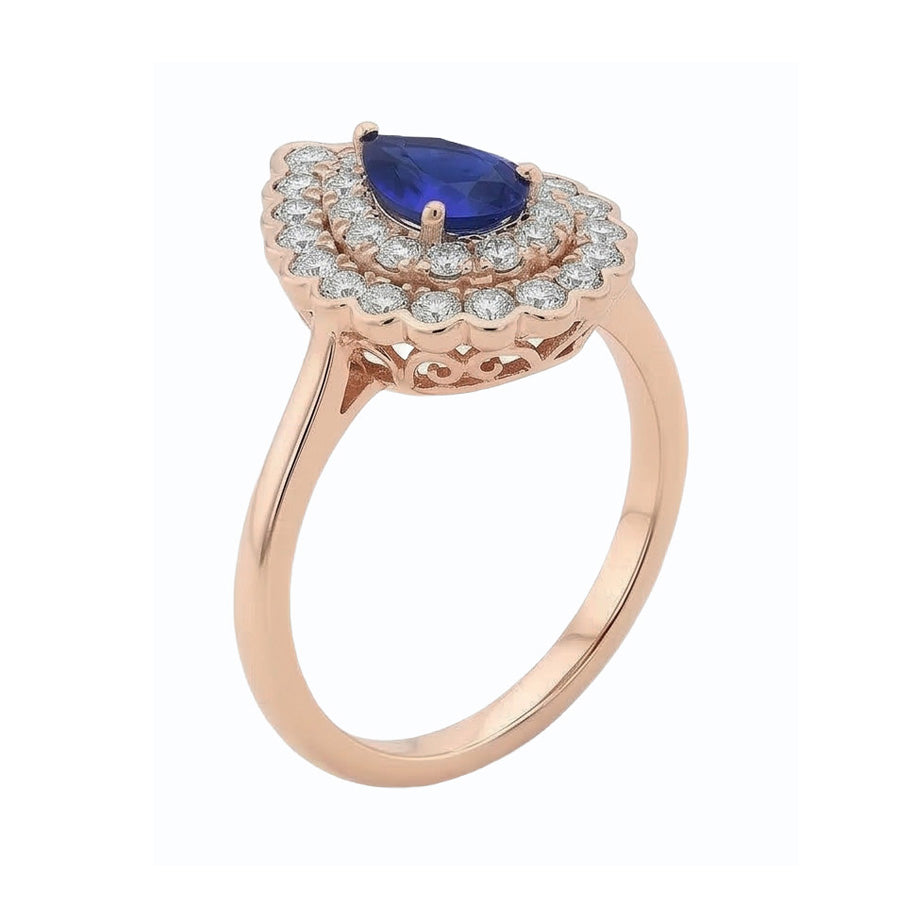 echter round diamant 3.50Karat ring Detailansicht