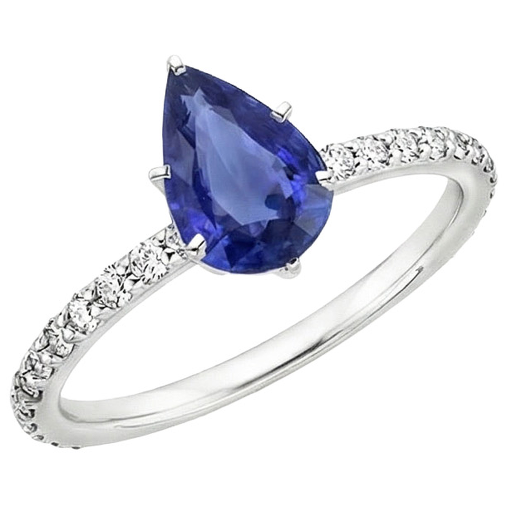 echter round diamant 5.25Karat ring Seitenansicht